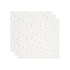 Lot de 3 langes gaze de coton 70 x 70 cm jungle jambo