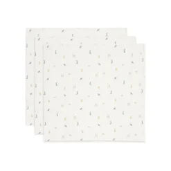 Lot de 3 langes gaze de coton 70 x 70 cm jungle jambo
