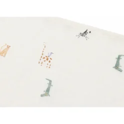Lot de 3 langes gaze de coton 70 x 70 cm jungle jambo