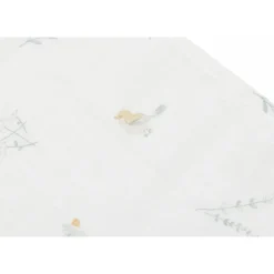 Lot de 3 langes gaze de coton 70 x 70 cm lovely birds