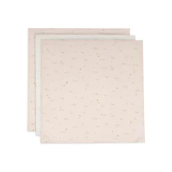 Lot de 3 langes gaze de coton 70 x 70 cm pretty picnic