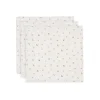 Lot de 3 langes gaze de coton 70 x 70 cm animal friends