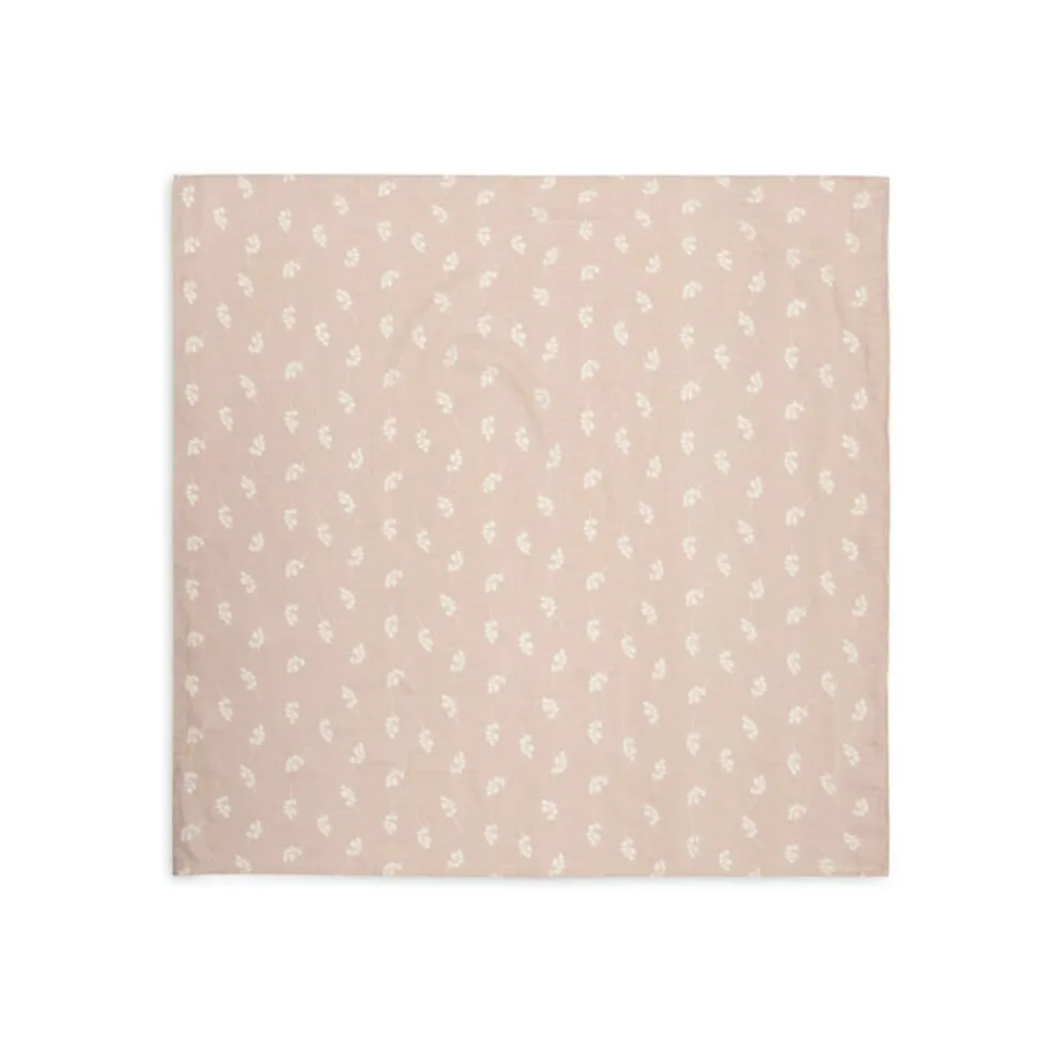 Lot de 2 langes gaze de coton 115 x 115 cm twig wild rose