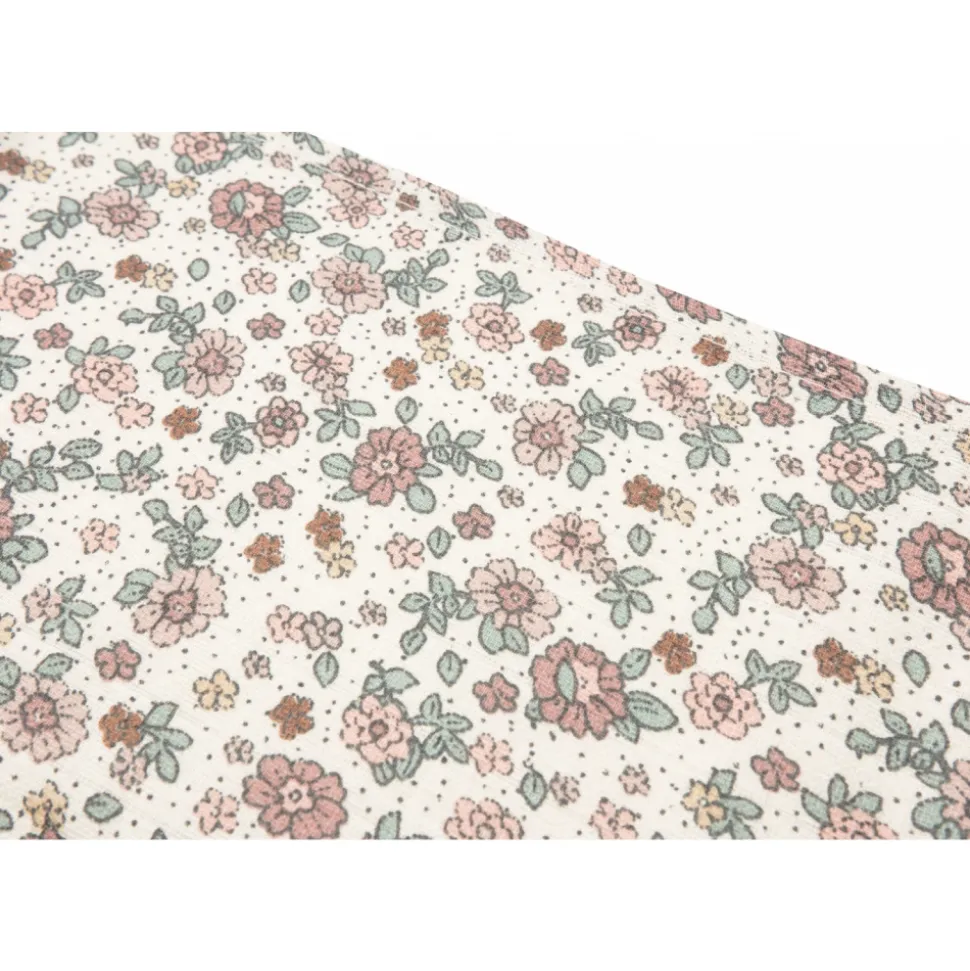Lot de 3 langes gaze de coton 70 x 70 cm retro flowers