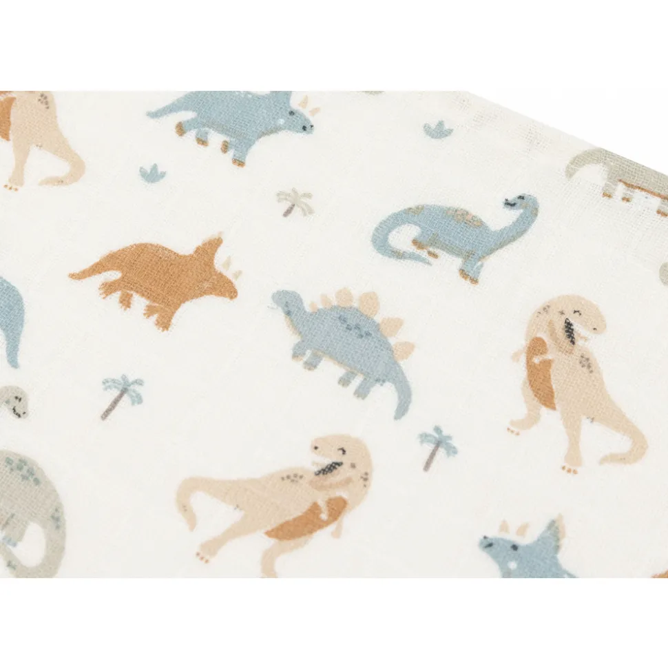 Lot de 3 langes gaze de coton 70 x 70 cm roarsome