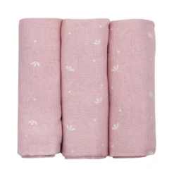 Lot de 3 langes pétales roses