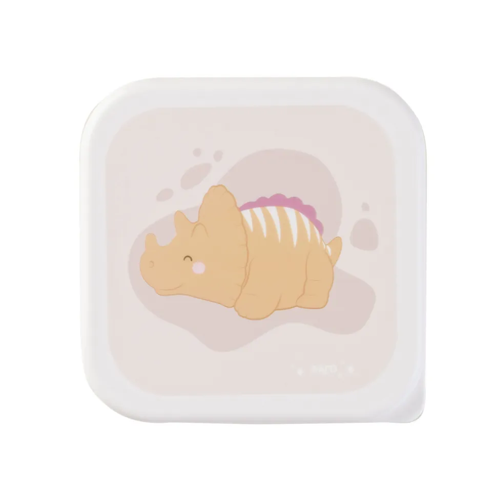 Lot de 3 lunch box enfant moutarde