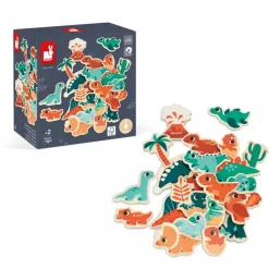 Lot de 24 magnets dino