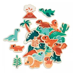 Lot de 24 magnets dino