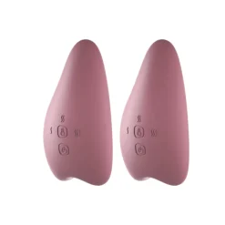 Lot de 2 masseurs de lactation chauffants et vibrants