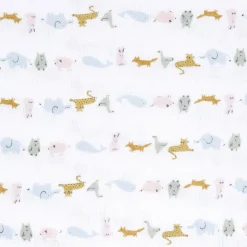 Lot de 4 maxi-langes alphabet et animaux