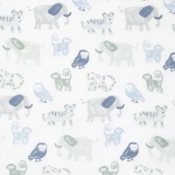 Lot de 4 maxi-langes en mousseline de coton time to dream