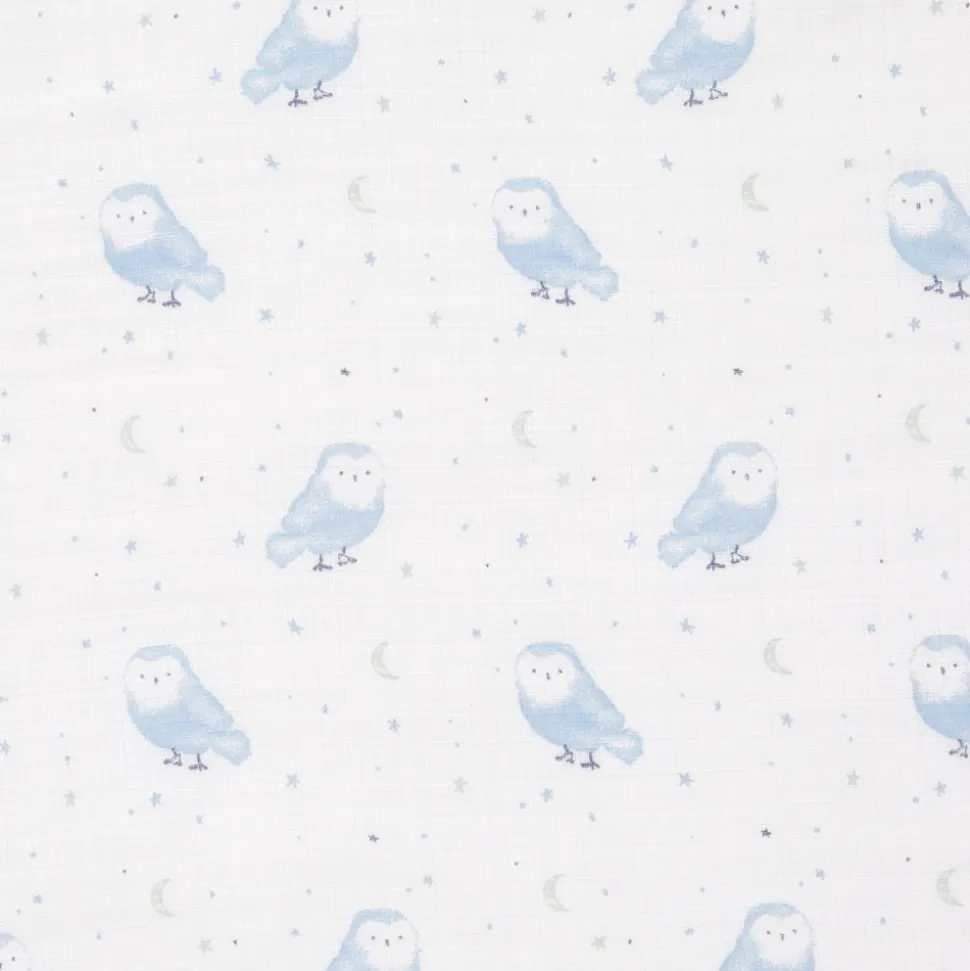 Lot de 4 maxi-langes en mousseline de coton time to dream
