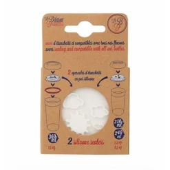 Lot de 2 opercules silicones amour et nuages