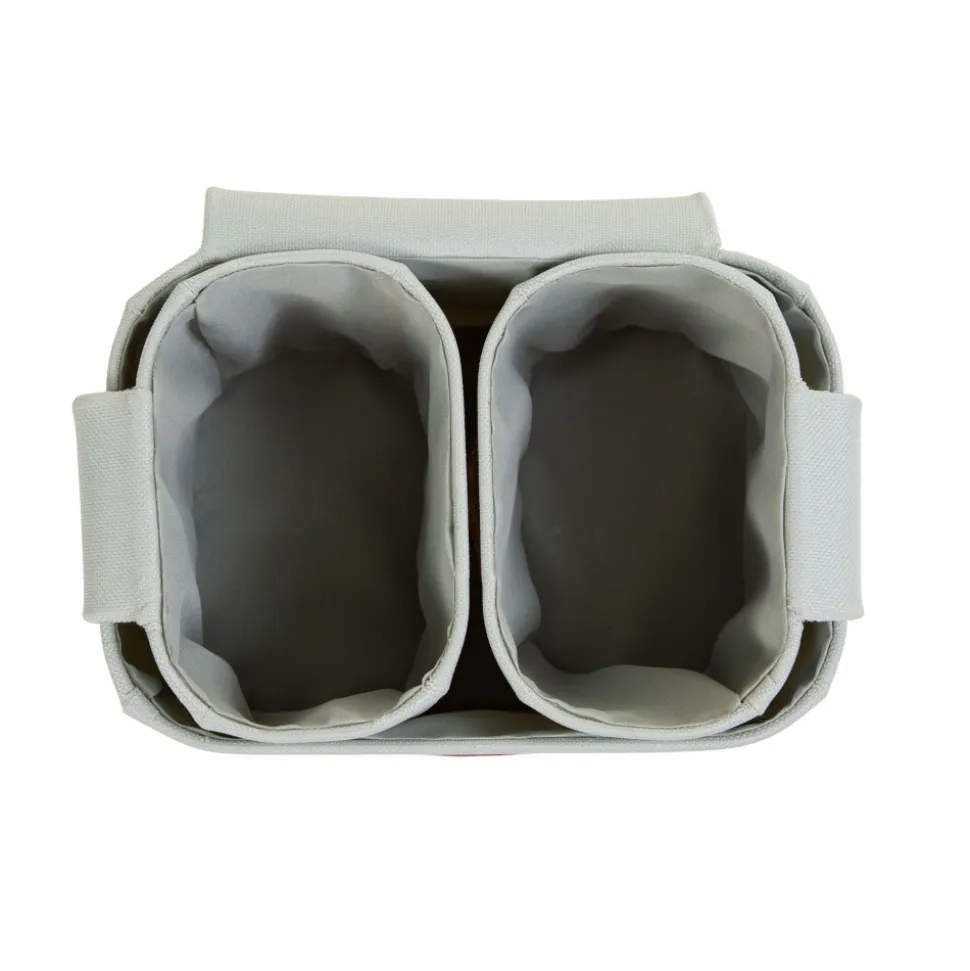Lot de 3 paniers de rangement à suspendre gris