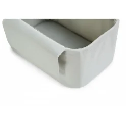 Lot de 3 paniers de rangement à suspendre gris
