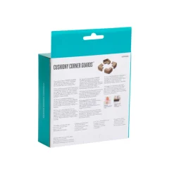 Lot de 4 petits coins en mousse antichoc chocolat