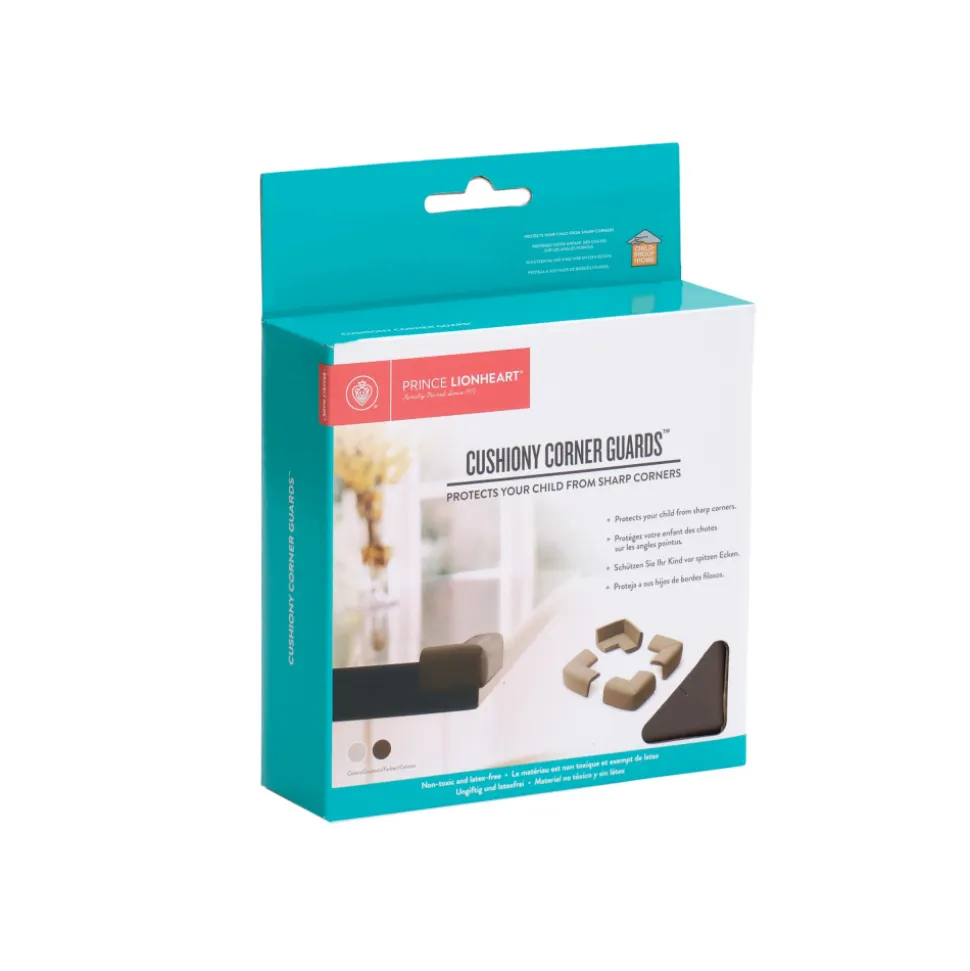 Lot de 4 petits coins en mousse antichoc chocolat