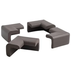 Lot de 4 petits coins en mousse antichoc chocolat