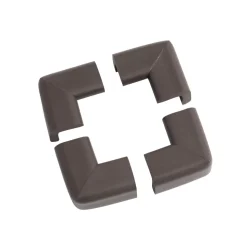Lot de 4 petits coins en mousse antichoc chocolat