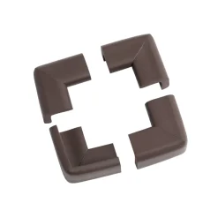 Lot de 4 petits coins en mousse antichoc chocolat