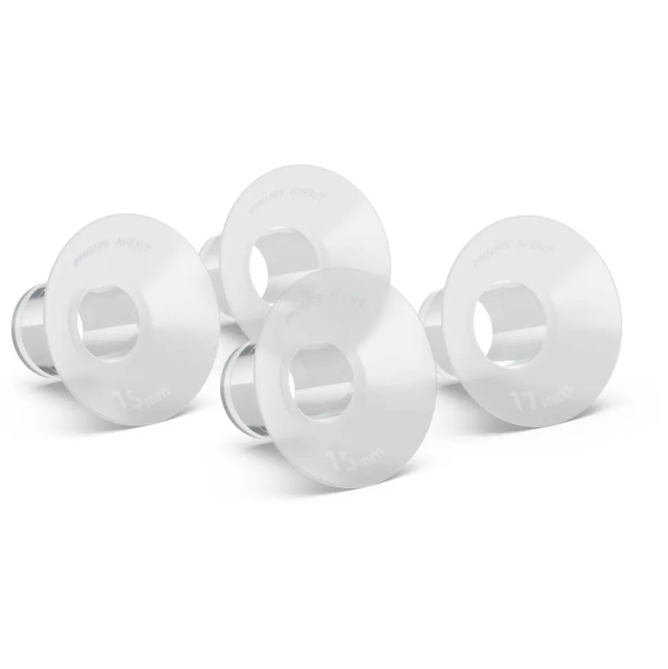 Lot de 4 petits embouts pour téterelle tire lait scf554/11