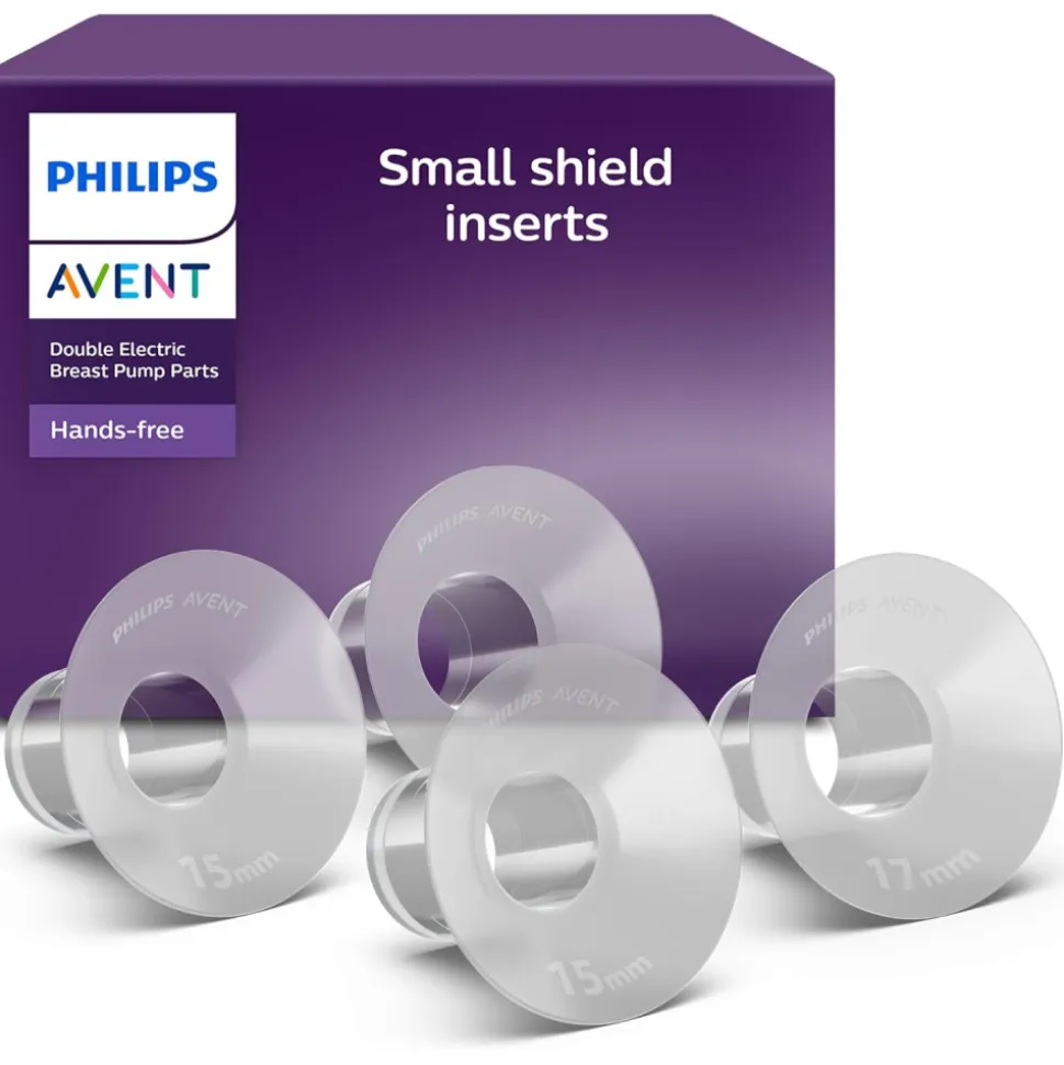 Lot de 4 petits embouts pour téterelle tire lait scf554/11