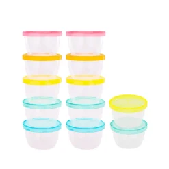 Lot de 12 pots de conservation badabowls