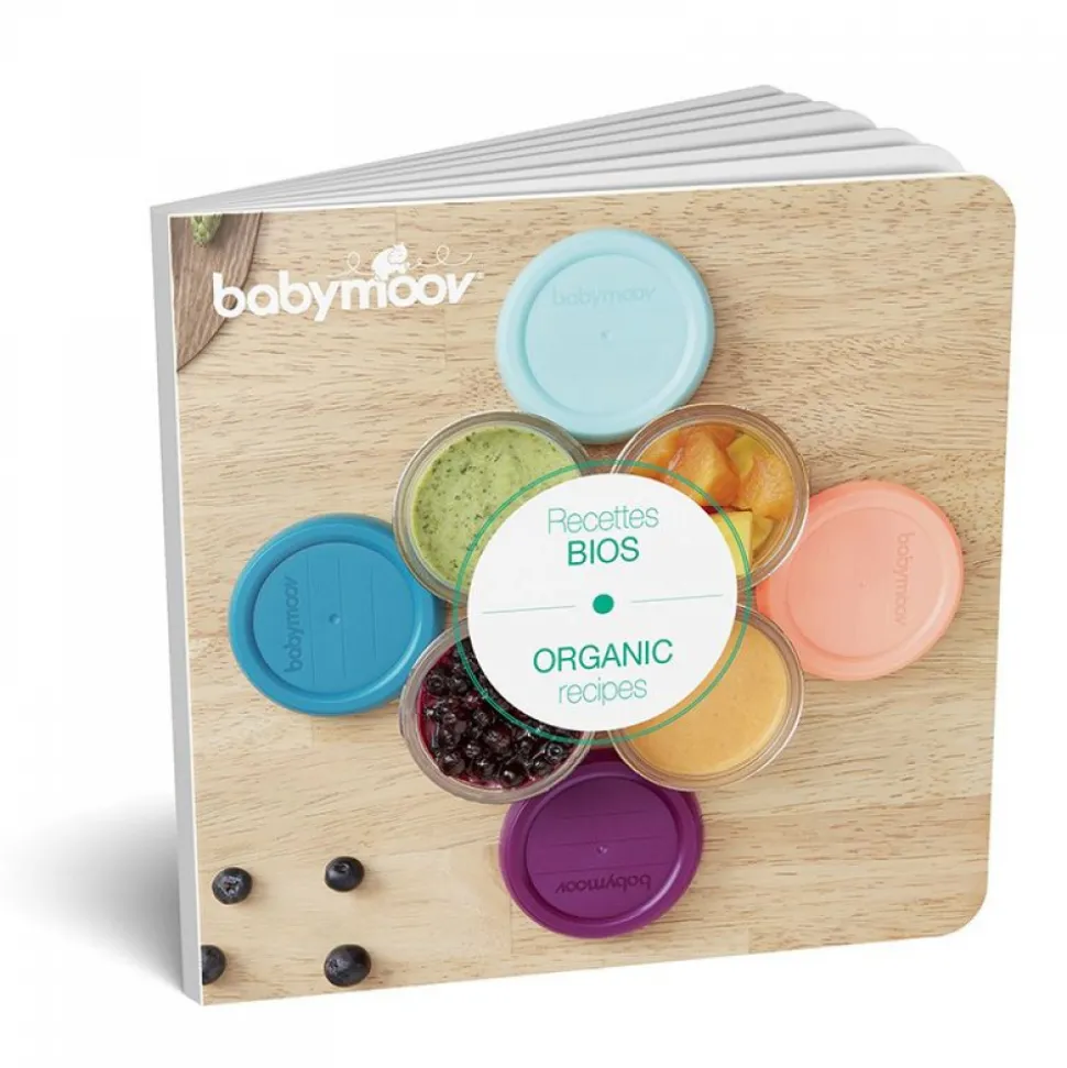 Lot de 8 pots de conservation bébé babybols en verre 100 et 220 ml avec livre de recettes