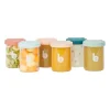 Lot de 6 pots de conservation en verre isy bowl - 6 x 250 ml