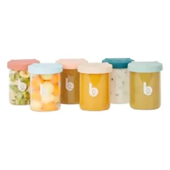 Lot de 6 pots de conservation en verre isy bowl - 6 x 250 ml