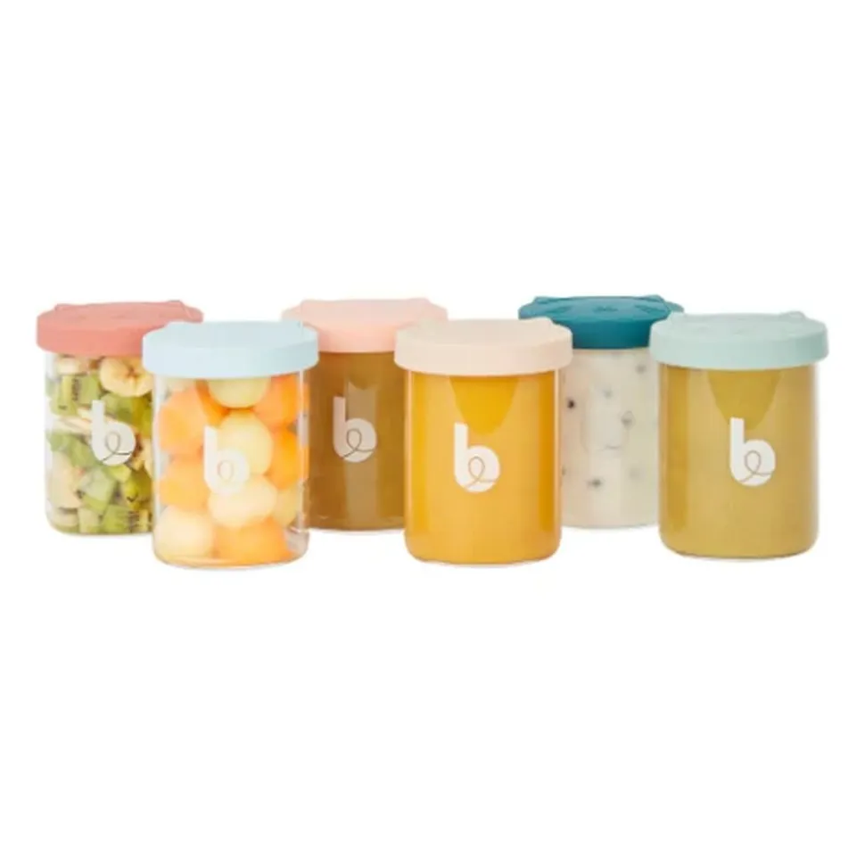 Lot de 6 pots de conservation en verre isy bowl - 6 x 250 ml