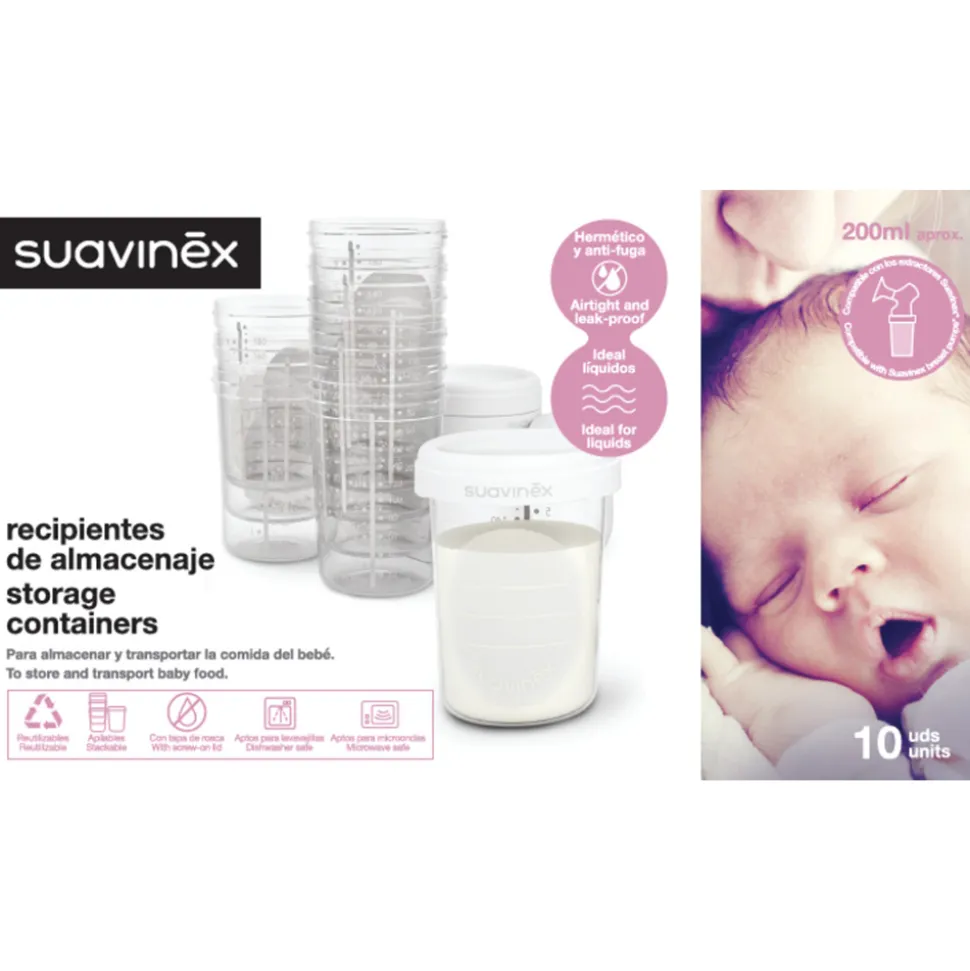 Lot de 10 pots de conservation 200 ml