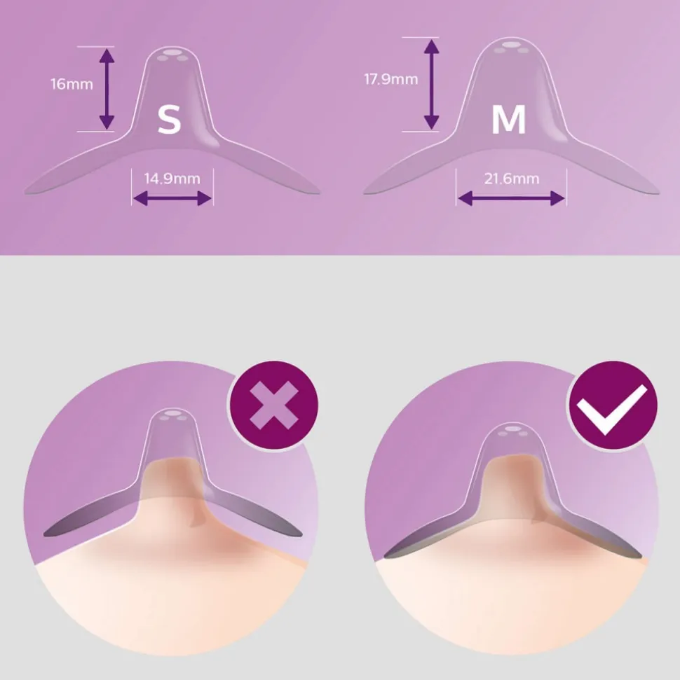 Lot de 2 protège mamelons petite taille