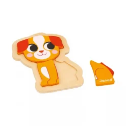 Lot de 4 puzzles évolutifs animaux de compagnie