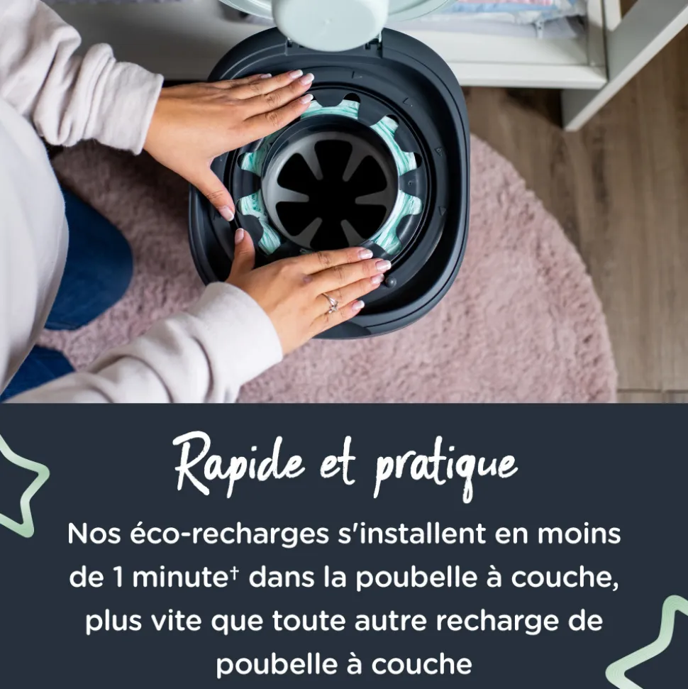 Lot de 18 recharges twist and click