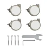 Lot de 4 roues pour lit sleepi - beige