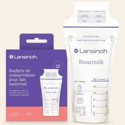 Lot de 25 sachets de conservation de lait maternel