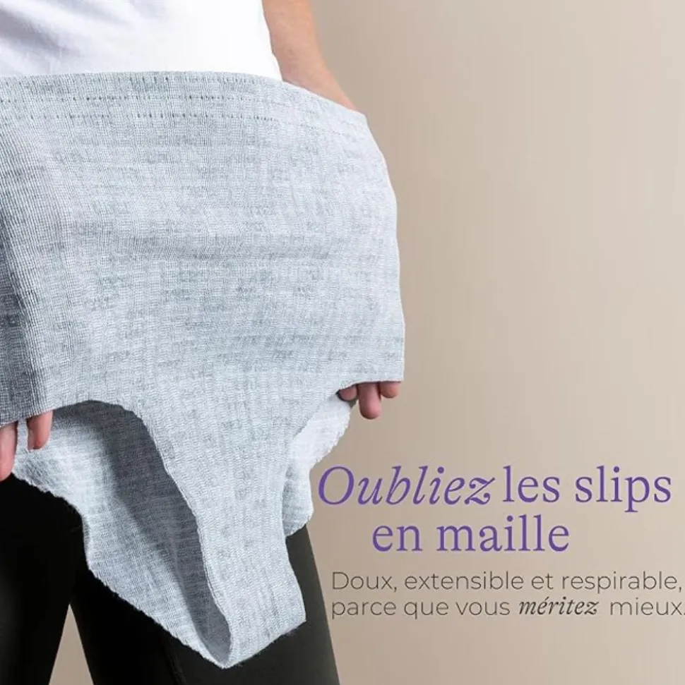 Lot de slips filets maternité lavables