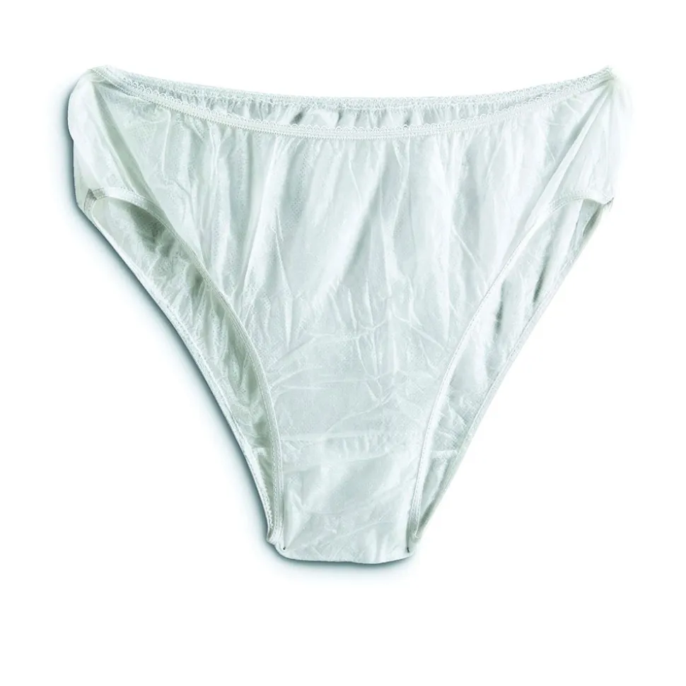 Lot de 5 slips jetables blanc taille 46-48