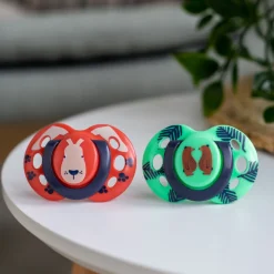 Lot de 2 sucettes closer to nature fun 18-36 mois
