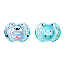 Lot de 2 sucettes closer to nature fun 0-6m