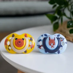 Lot de 2 sucettes closer to nature fun 6-18m