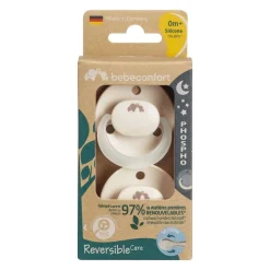 Lot de 2 sucettes eco reversible phosphorescente sand naissance