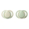 Lot de 2 sucettes en silicone ultra légère 0-6 mois mat