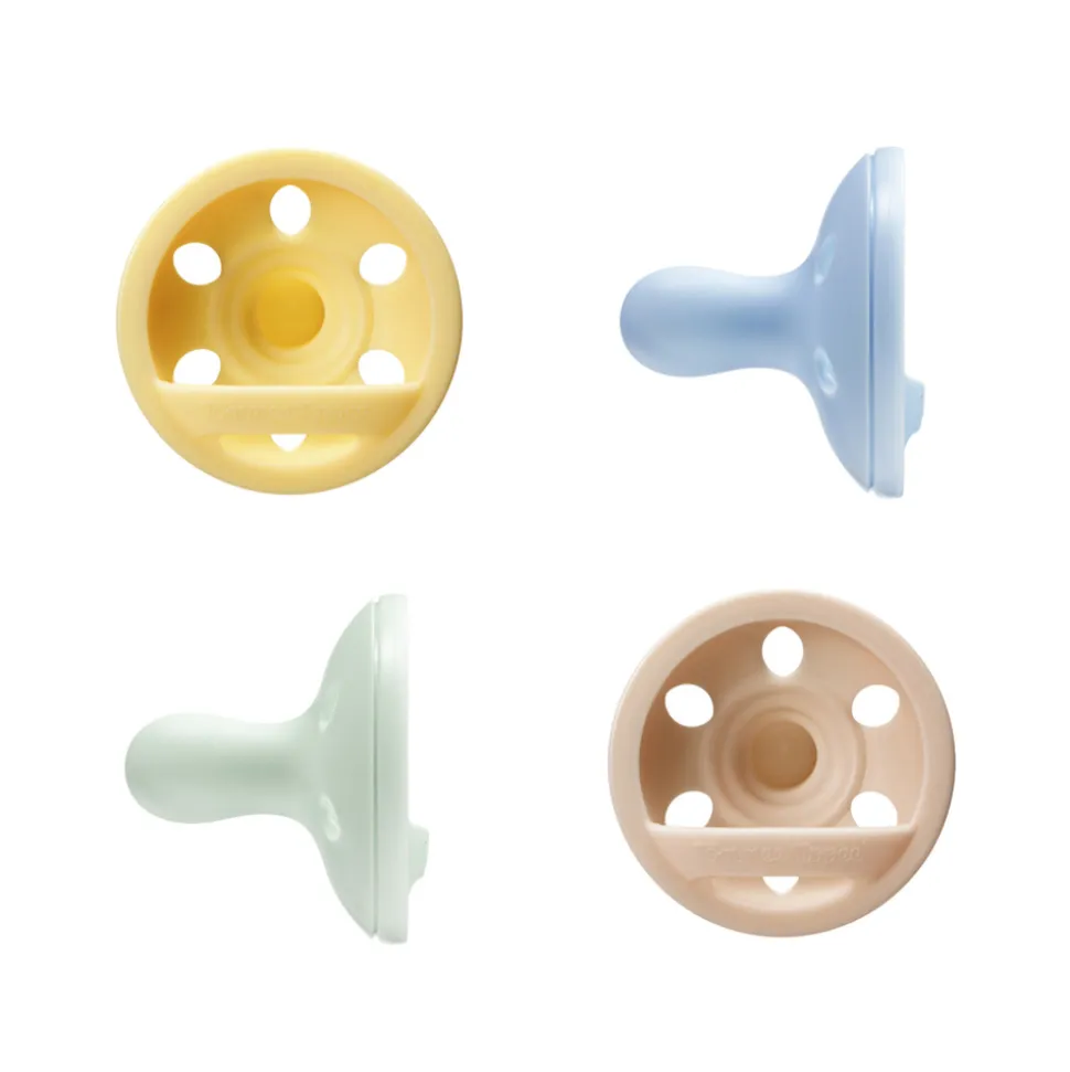 Lot de 4 sucettes imitant le sein maternel 0-6 mois