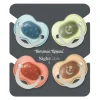 Lot de 4 sucettes nuit phosphorescentes 6-18 mois