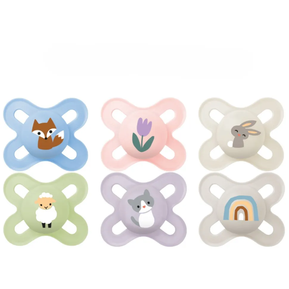 Lot de 2 sucettes original naissance 0-2 mois coloris aléatoire