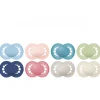 Lot de 2 sucettes original tendance 6 mois+ coloris aléatoire