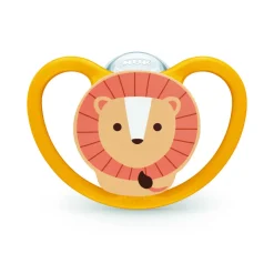 Lot de 2 sucettes perfect match air 18-36 mois zèbre/lion
